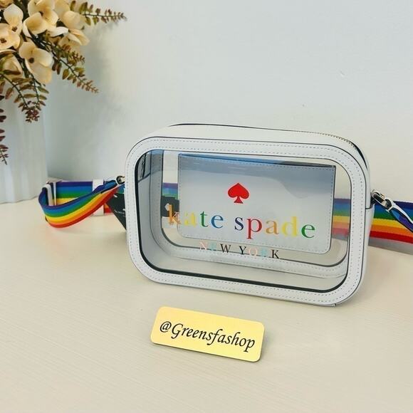 kate spade Handbags - Kate Spade New York All Love Mini Camera Bag Rainbow Pride Crossbody